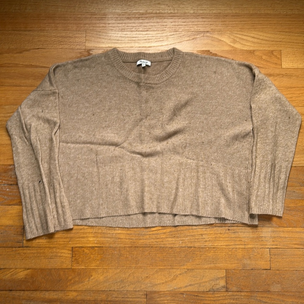 Camel color madewell sweater